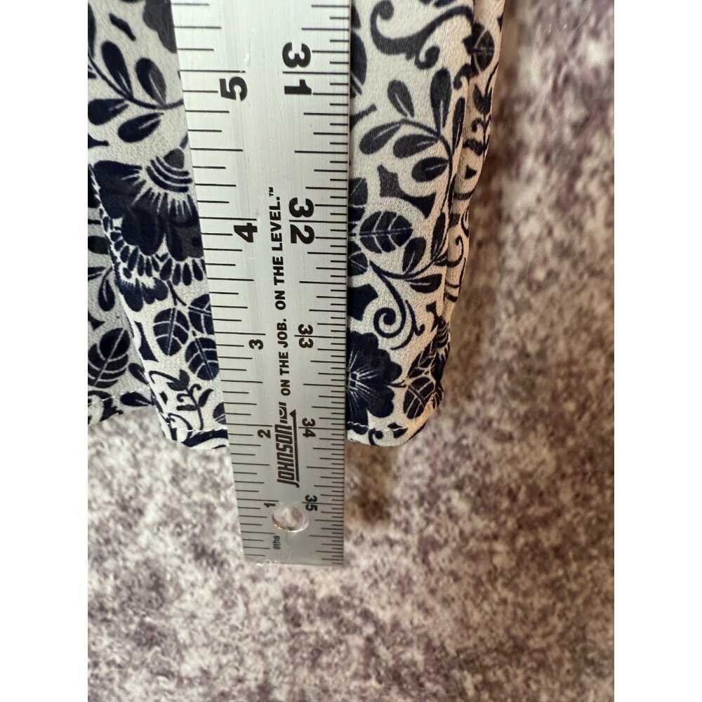 One September Anthropologie Dress womens XS Blue Coquille‎ Floral Cottage Shift - Picture 8 of 9